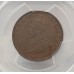 AUSTRALIA 1923 . HALF 1/2  PENNY . PCGS AU50
